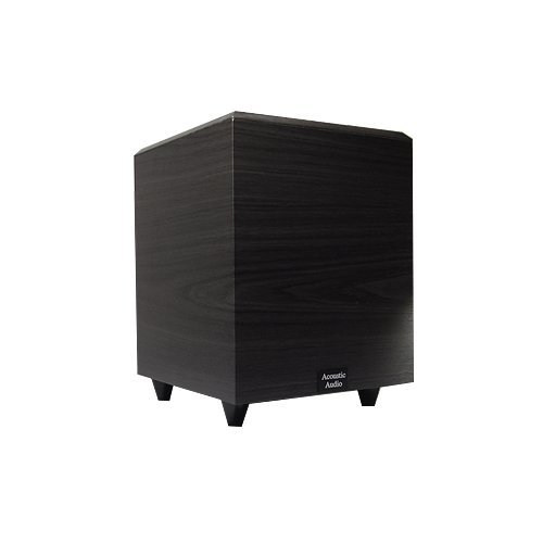 Acoustic Audio PSW-12 500 Watt 12-Inch Down Firing Powered Subwoofer (Black) by Acoustic Audio by Goldwood