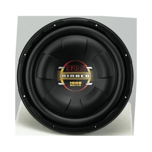 boss - d12f - boss d12f 12 1000w shallow mount diablo series car audio subwoofer sub by BOSS Audio