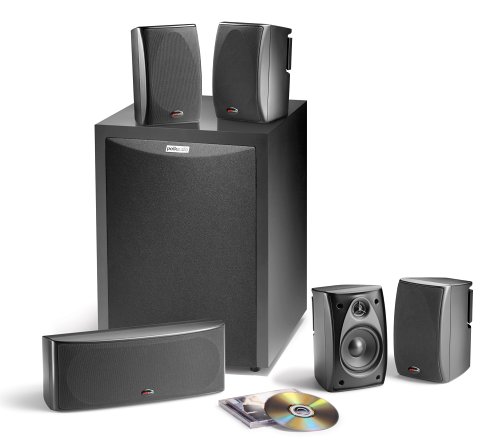Polk Audio RM6750 5.1 Channel Home Theater Speaker System (Set of Six, Black) by Polk Audio