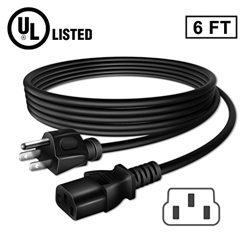 PK Power UL Listed 6ft/1.8m AC IN Power Cord Outlet Socket Cable Plug Lead for Gli Pro Eq-2100 EQ-2100B DJ Digital Dual Graphic Equalizer by PK Power