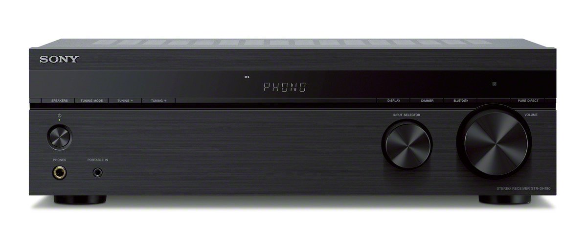 Sony STRDH190 2-ch Stereo Receiver with Phono Inputs & Bluetooth by Sony