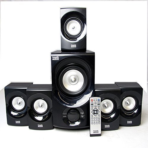 Acoustic Audio AA5171 5.1 Surround Sound Bluetooth Home Entertainment System by Acoustic Audio by Goldwood