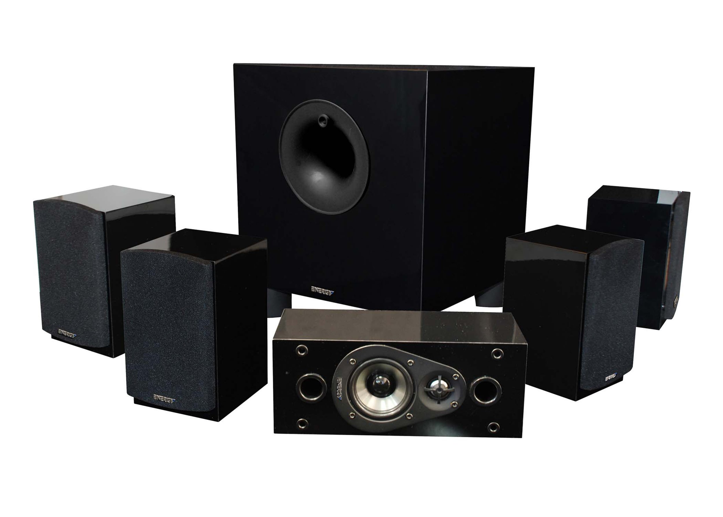 Energy 5.1 Take Classic Home Theater System (Set of Six, Black) by Energy